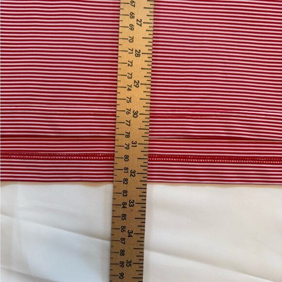 Peter Millar Summer Comfort Golf Polo Red White Stripe Dove Mountain Logo XL - Picture 8 of 10